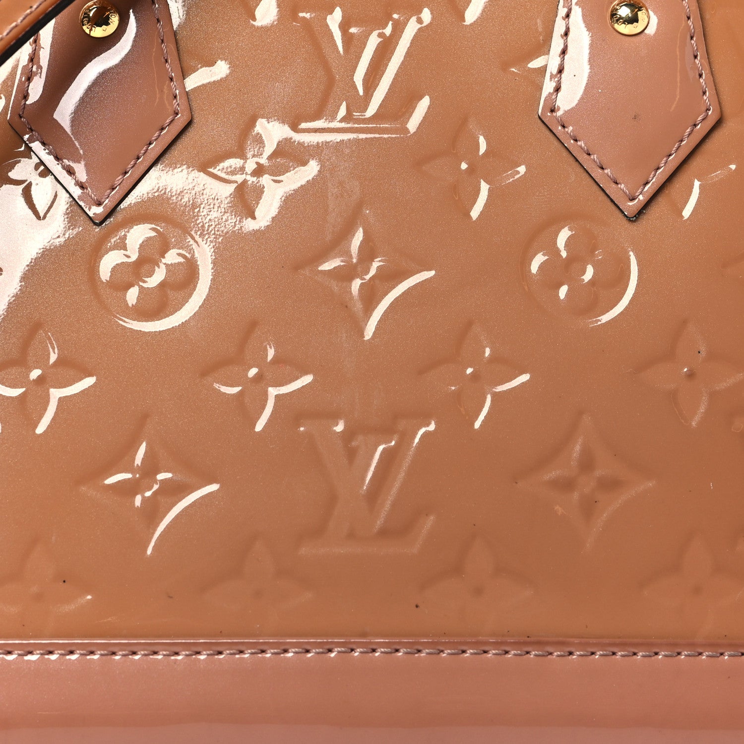 Louis Vuitton Vernis Alma BB Rose Velours 7 of 11