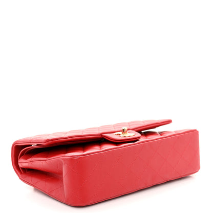 Chanel Lambskin Quilted Medium Double Flap Red 4 of 10