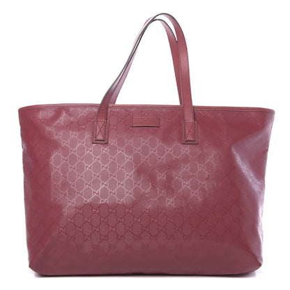 Gucci Imprime Monogram Large Zippered Shopping Tote Rose Blush 1 of 11