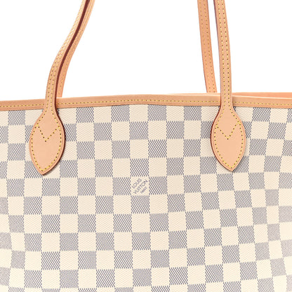 Louis Vuitton Damier Azur Neo Neverfull MM Rose Ballerine 10 of 13