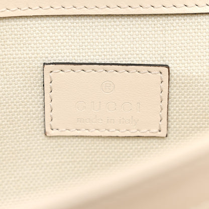 Gucci Calfskin Matelasse Monochrome GG Marmont Crossbody Shoulder Bag White 6 of 11