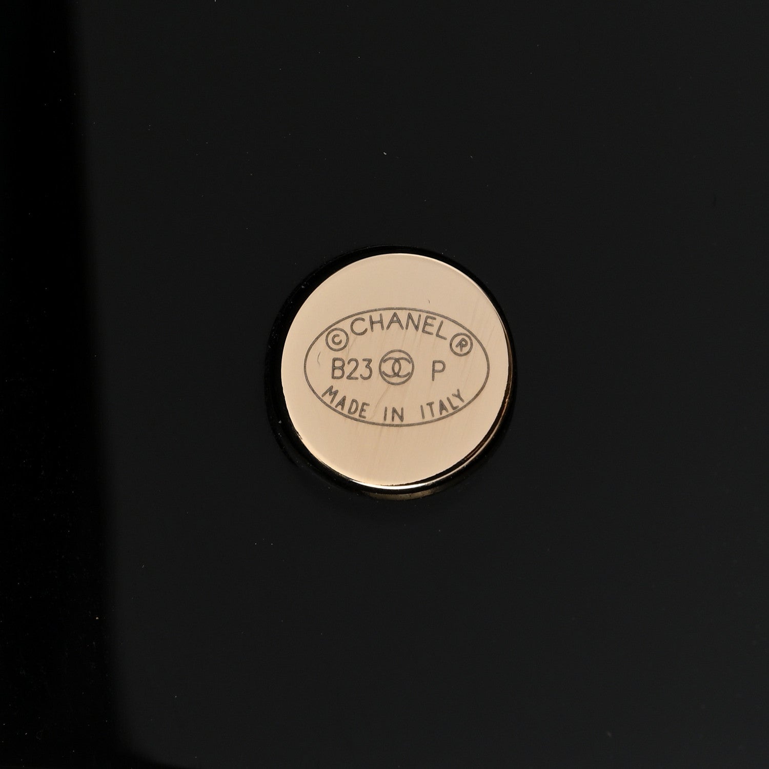 Chanel Resin Crystal Lambskin CC No 5 Cuff Black 4 of 5