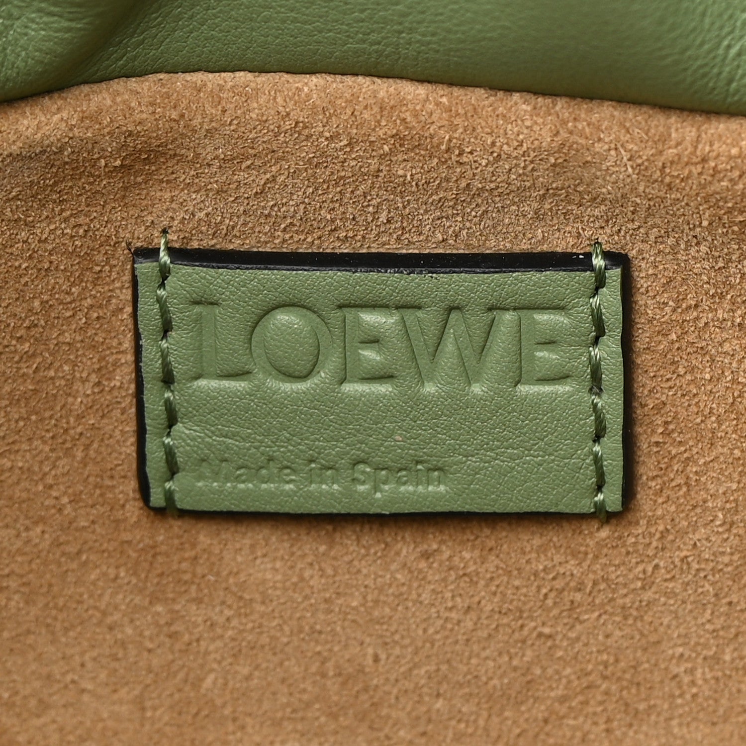 Loewe Calfskin Mini Flamenco Knot Clutch Rosemary 6 of 11