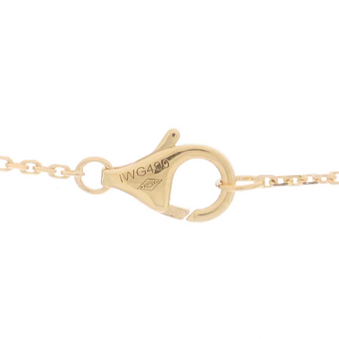 Cartier 18K Yellow Gold Diamond Mother of Pearl XS Amulette de Cartier Pendant Necklace 3 of 5
