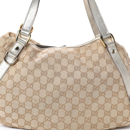 Gucci Monogram Medium Abbey Shoulder Bag Gold 8 of 10
