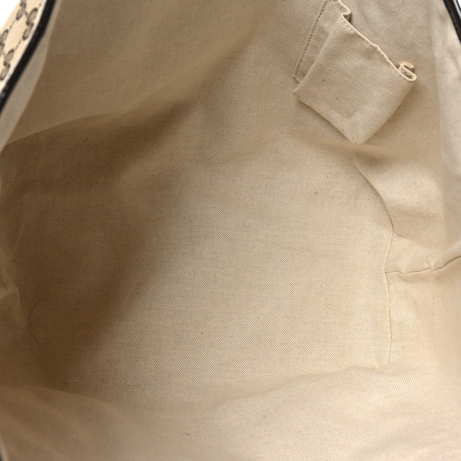 Gucci Monogram Web Medium Jolie Tote Brown 5 of 10