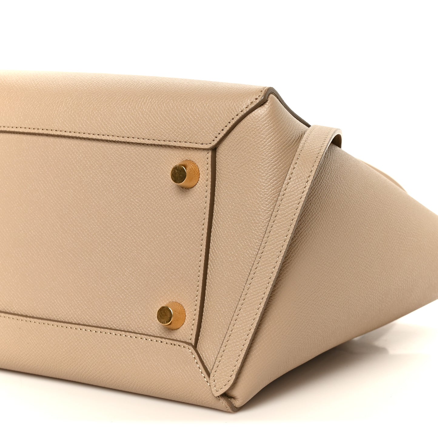 Grained Calfskin Mini Belt Bag Light Taupe