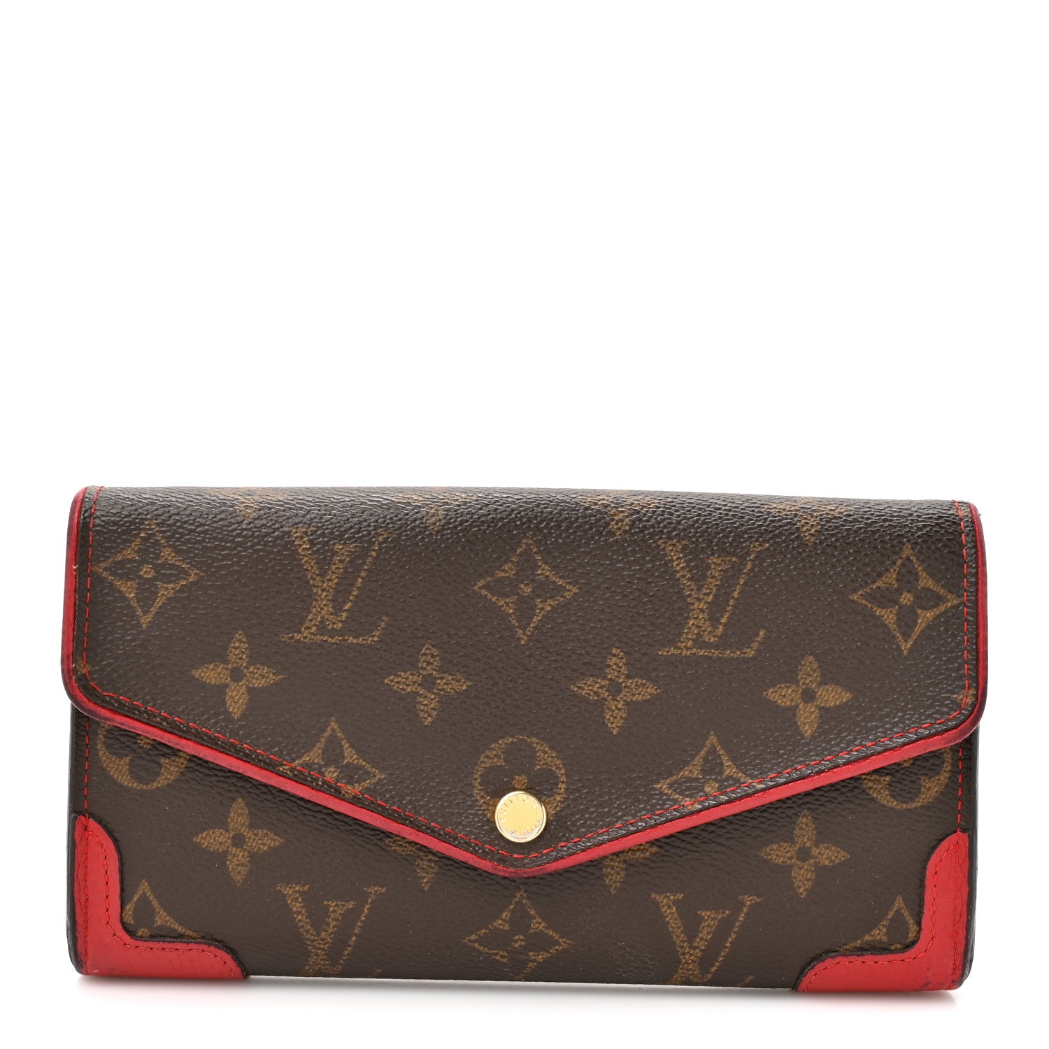 Louis Vuitton Monogram Sarah Retiro Wallet Cherry 1 of 16