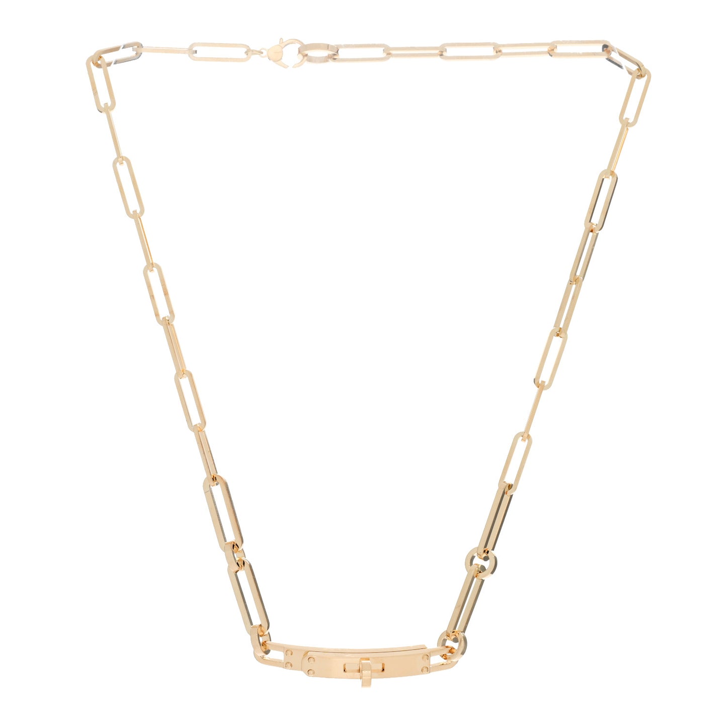 18K Yellow Gold Kelly Chaine Choker Necklace