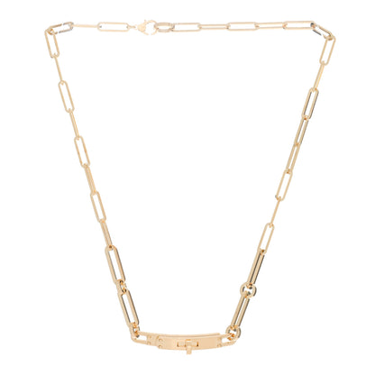 Hermes 18K Yellow Gold Kelly Chaine Choker Necklace 2 of 5
