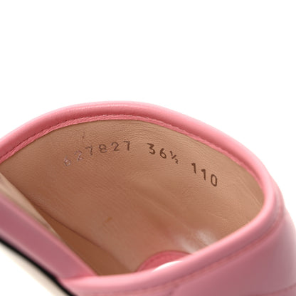 Gucci Nappa Matelasse GG Marmont Flat Slide Sandals 36.5 Wild Rose 8 of 9