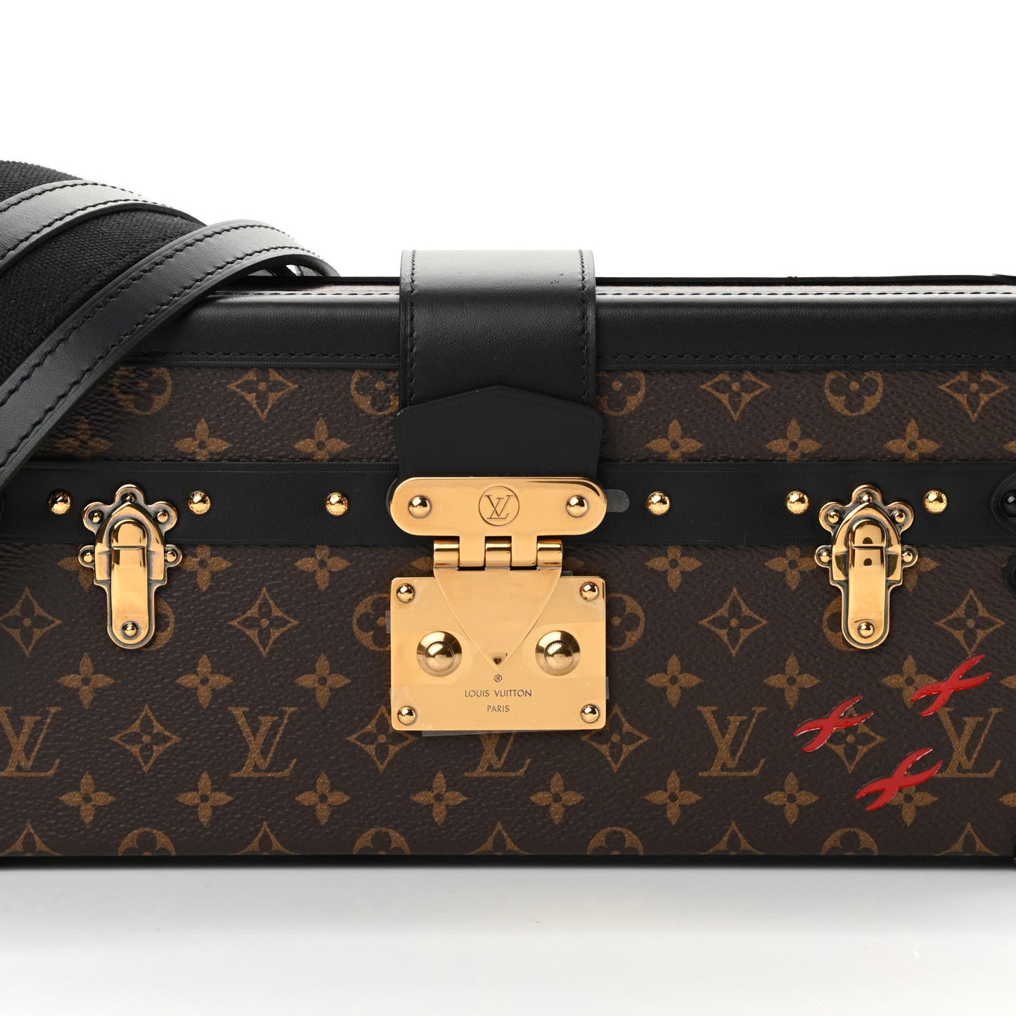 Monogram Petite Malle East West Black