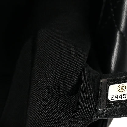 Chanel Lambskin Quilted Fold Up Again Clutch Black 6 of 10