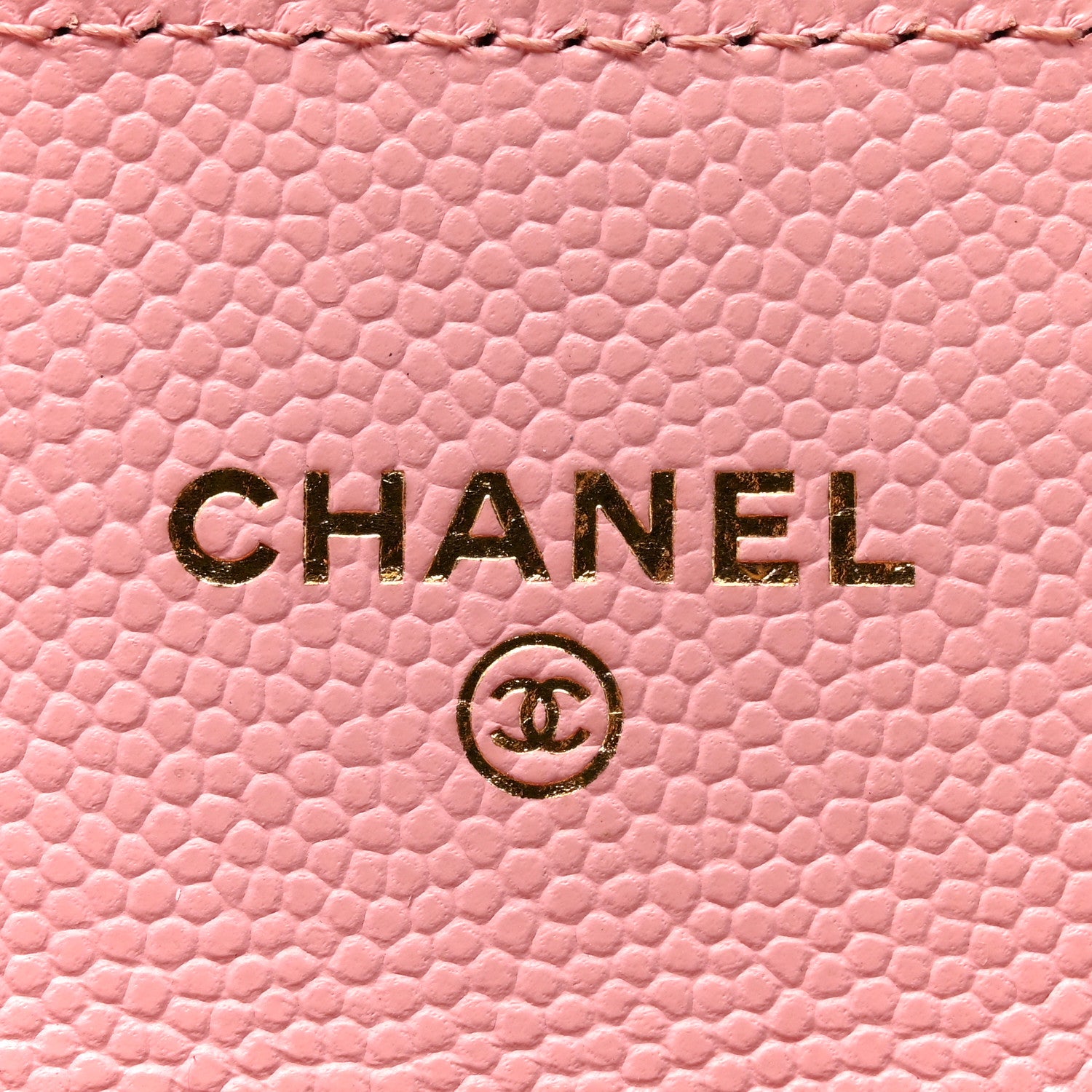 Chanel Caviar Quilted Flap Card Holder Wallet Light Pink 6 of 13