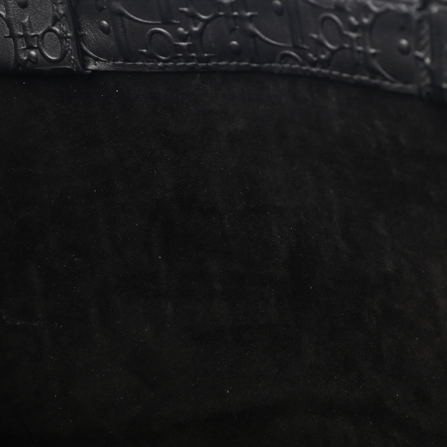 Christian Dior Oblique Calfskin Embossed Large Book Tote Black 13 of 17