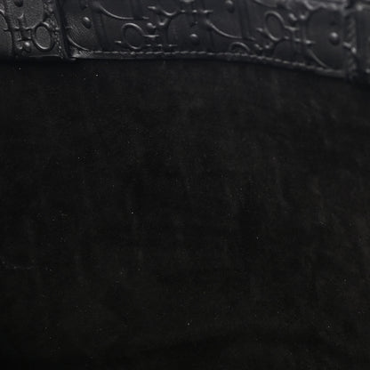 Christian Dior Oblique Calfskin Embossed Large Book Tote Black 13 of 17