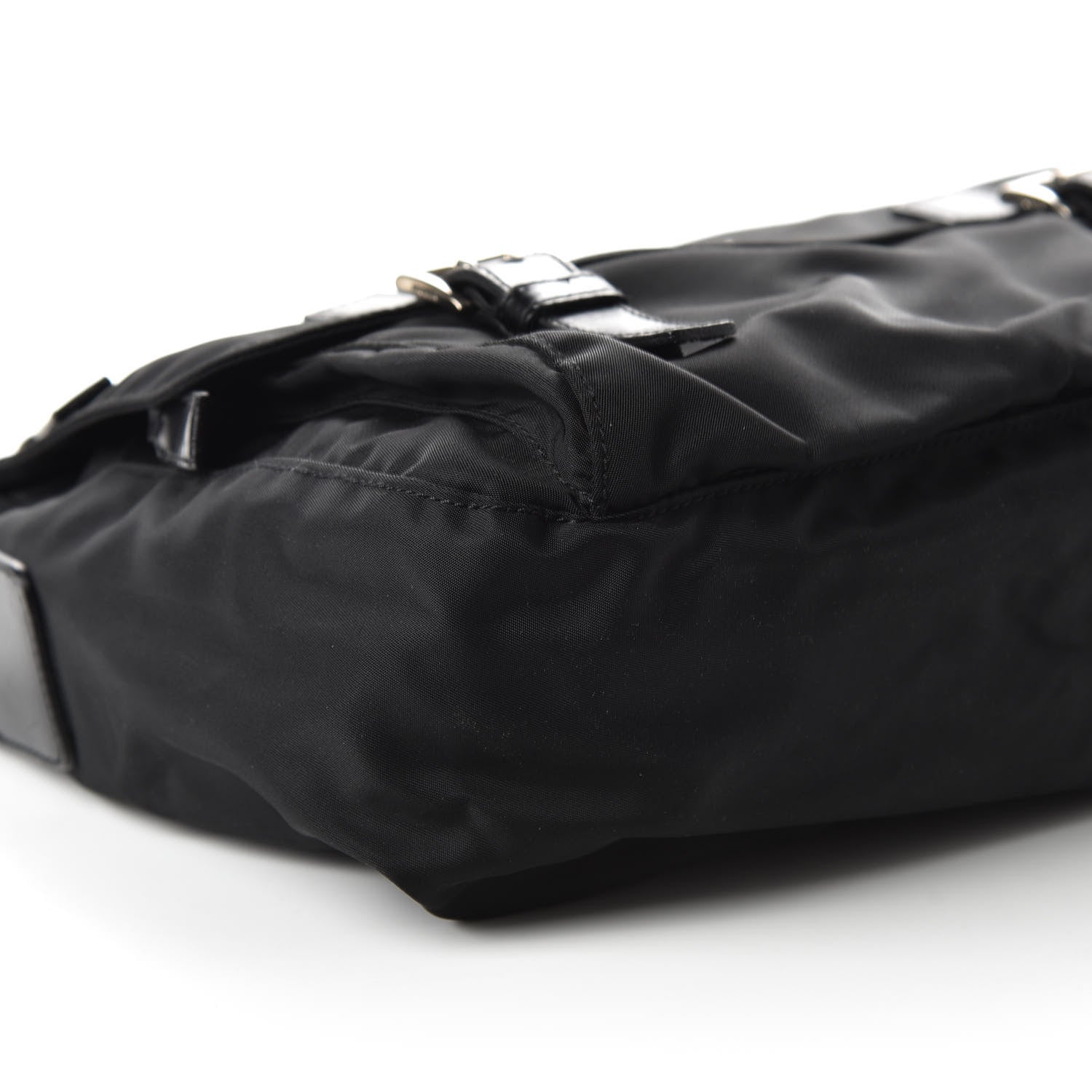 Prada Nylon Vela Messenger Bag Black 6 of 10