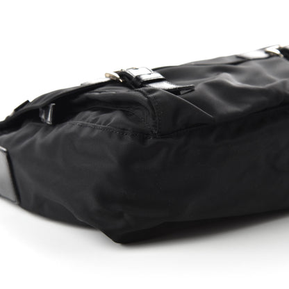 Prada Nylon Vela Messenger Bag Black 6 of 10