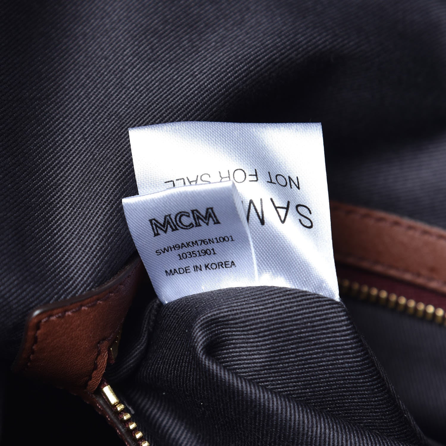 MCM Calfskin Ottomar Monogram Medium Klara Hobo Brown 6 of 11