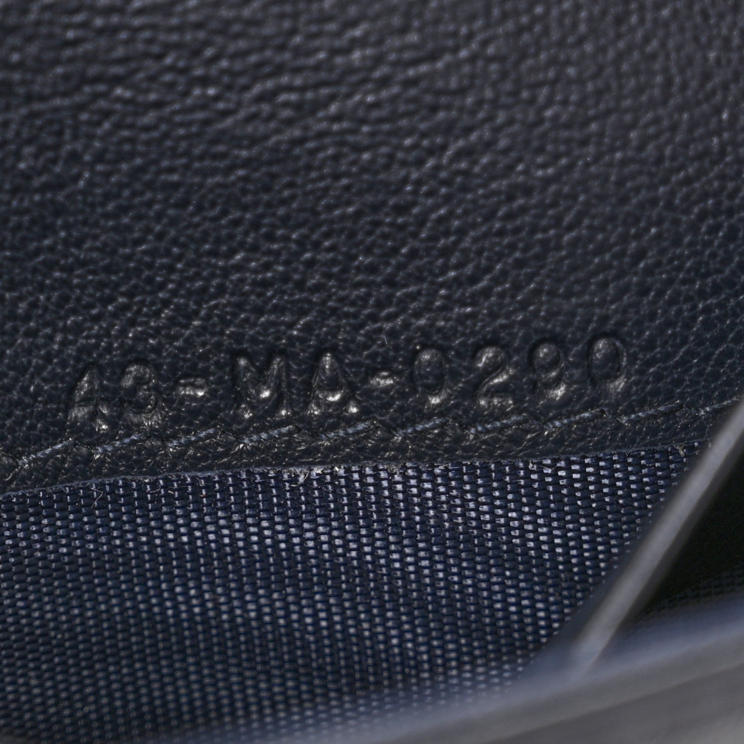 Christian Dior Oblique Saddle Card Holder Blue 8 of 8