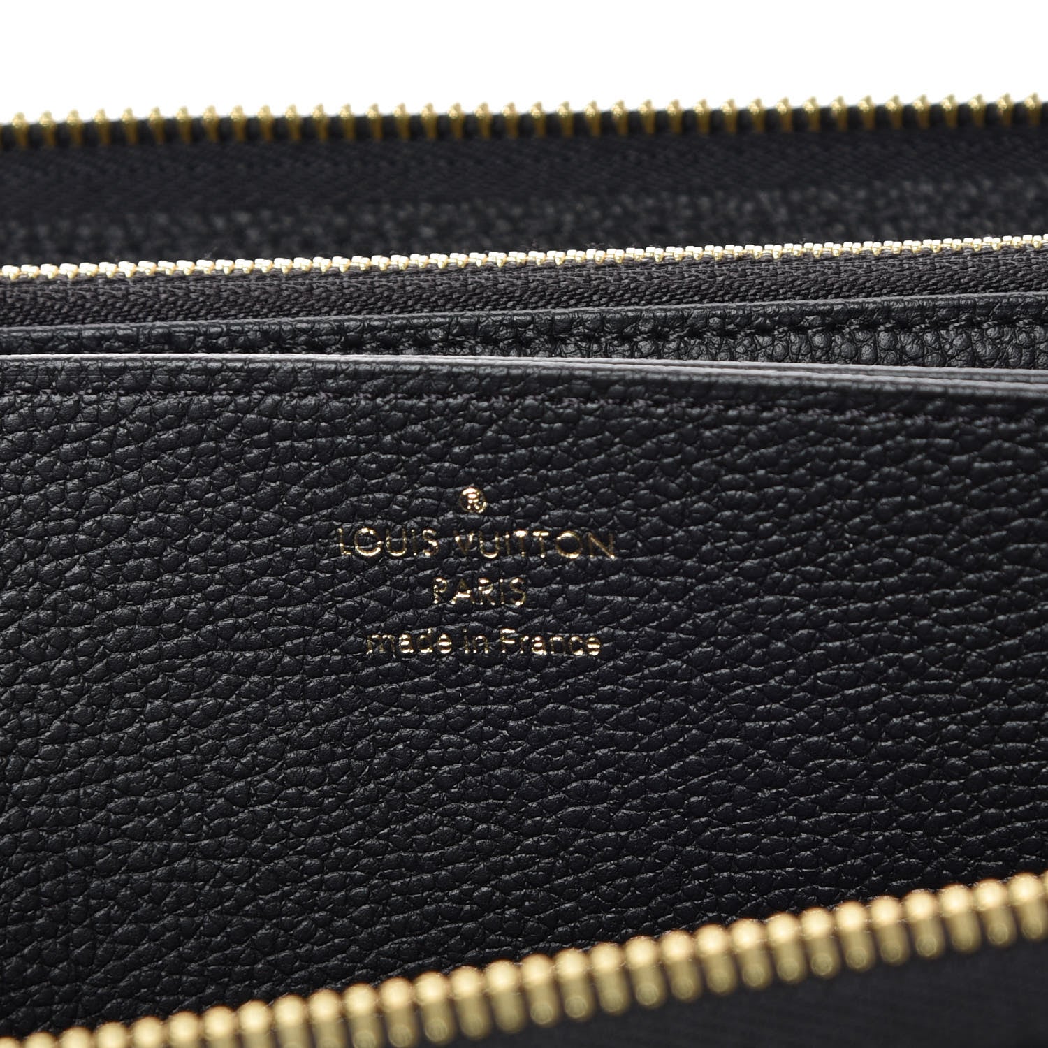 Louis Vuitton Empreinte Zippy Wallet Black 6 of 9