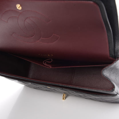 Chanel Caviar Quilted Maxi Double Flap Black 5 of 8