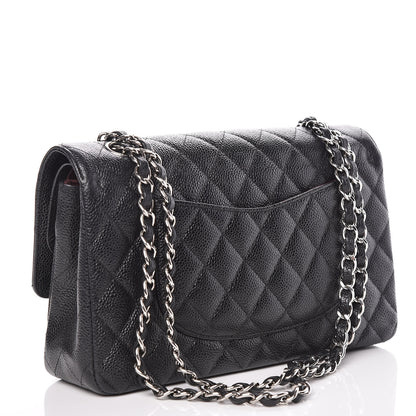 Chanel Caviar Quilted Medium Double Flap Black 3 of 23