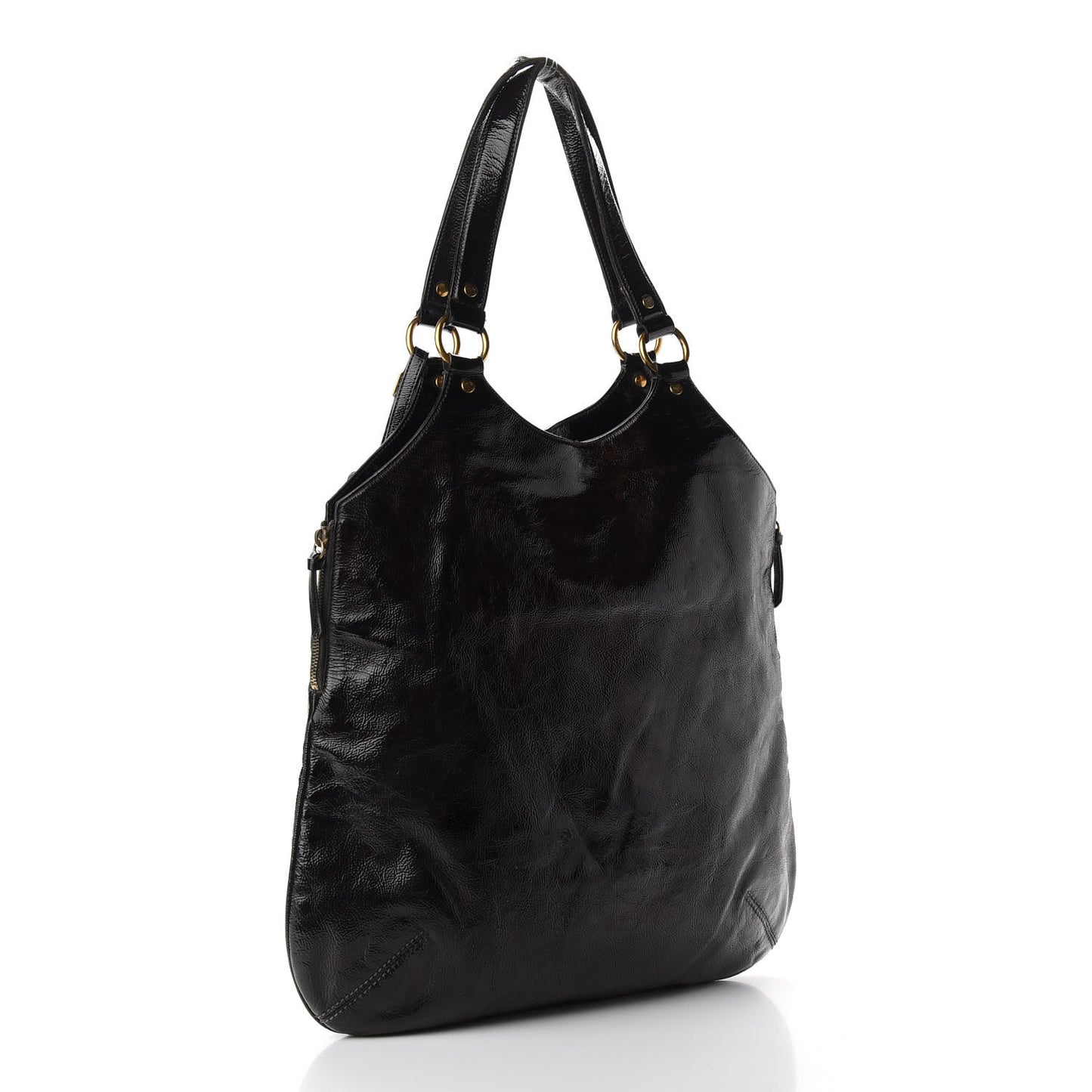 Patent Tribute Tote Black