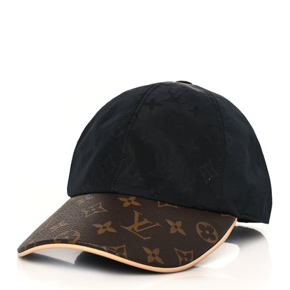 Louis Vuitton Polyester Silk Monogram LV Get Ready Cap M Black 1 of 7