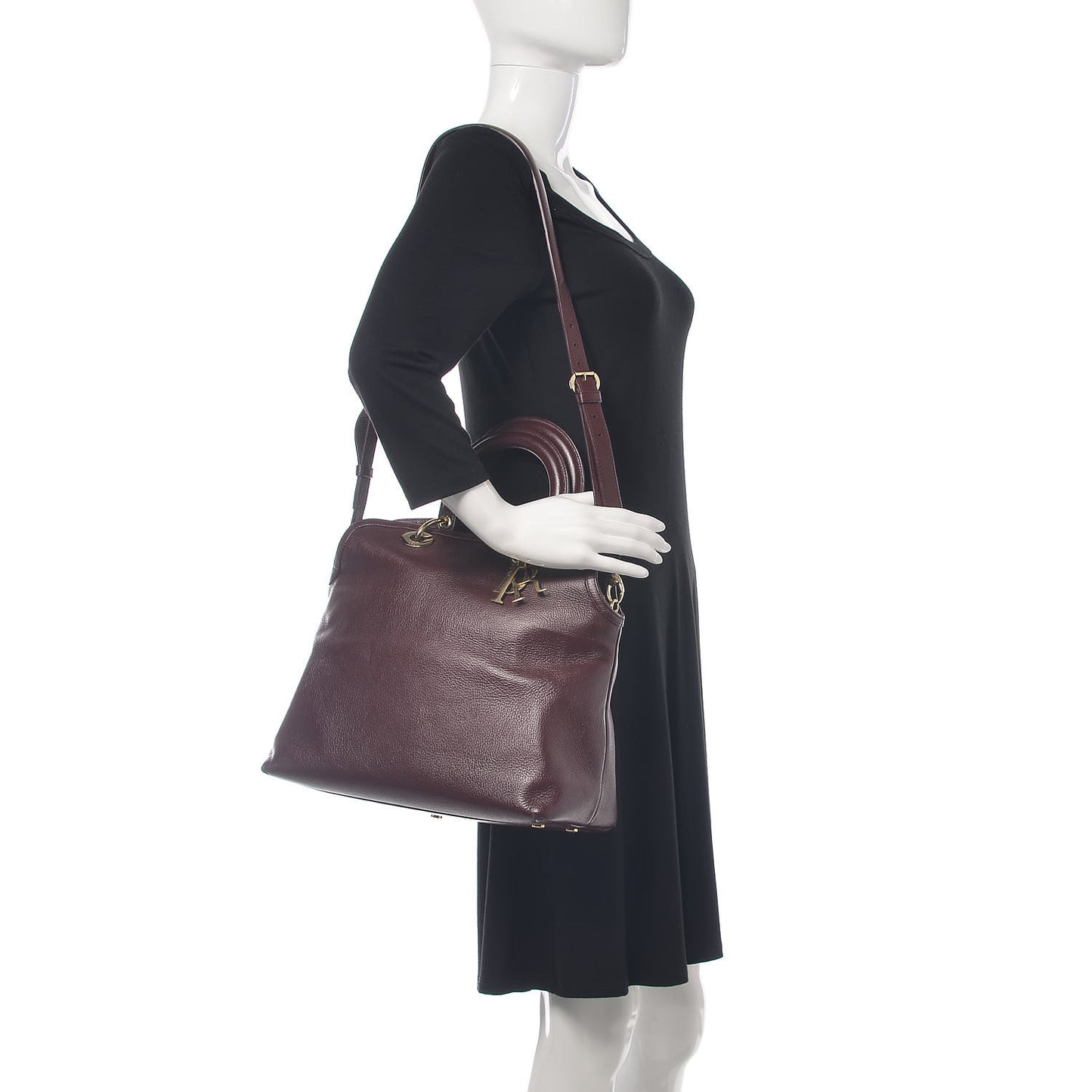 Calfskin Granville Tote Purple