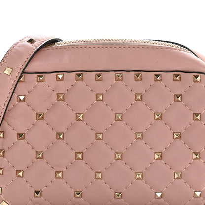 Valentino Garavani Nappa Rockstud Spike Camera Crossbody Bag Water Rose 8 of 12