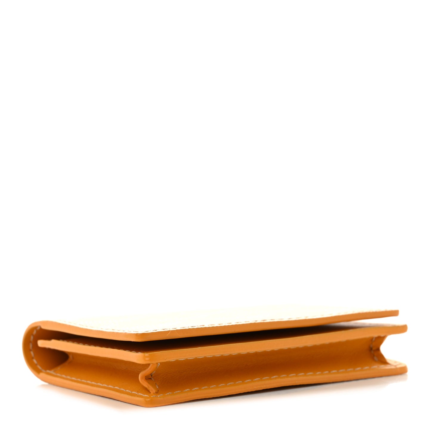 Goyardine Business Card Holder Yellow