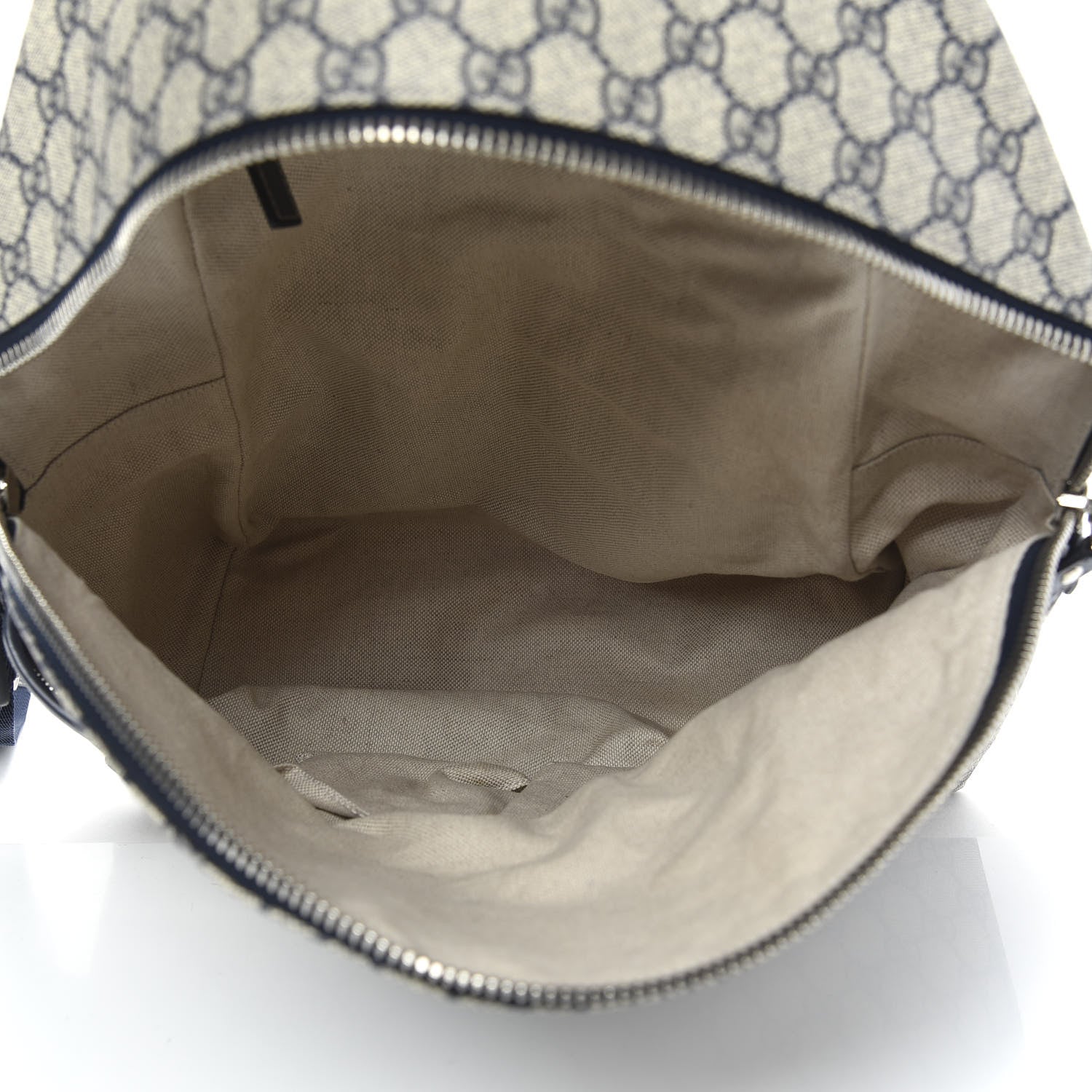 Gucci GG Supreme Monogram Medium Classic Backpack Navy 4 of 9