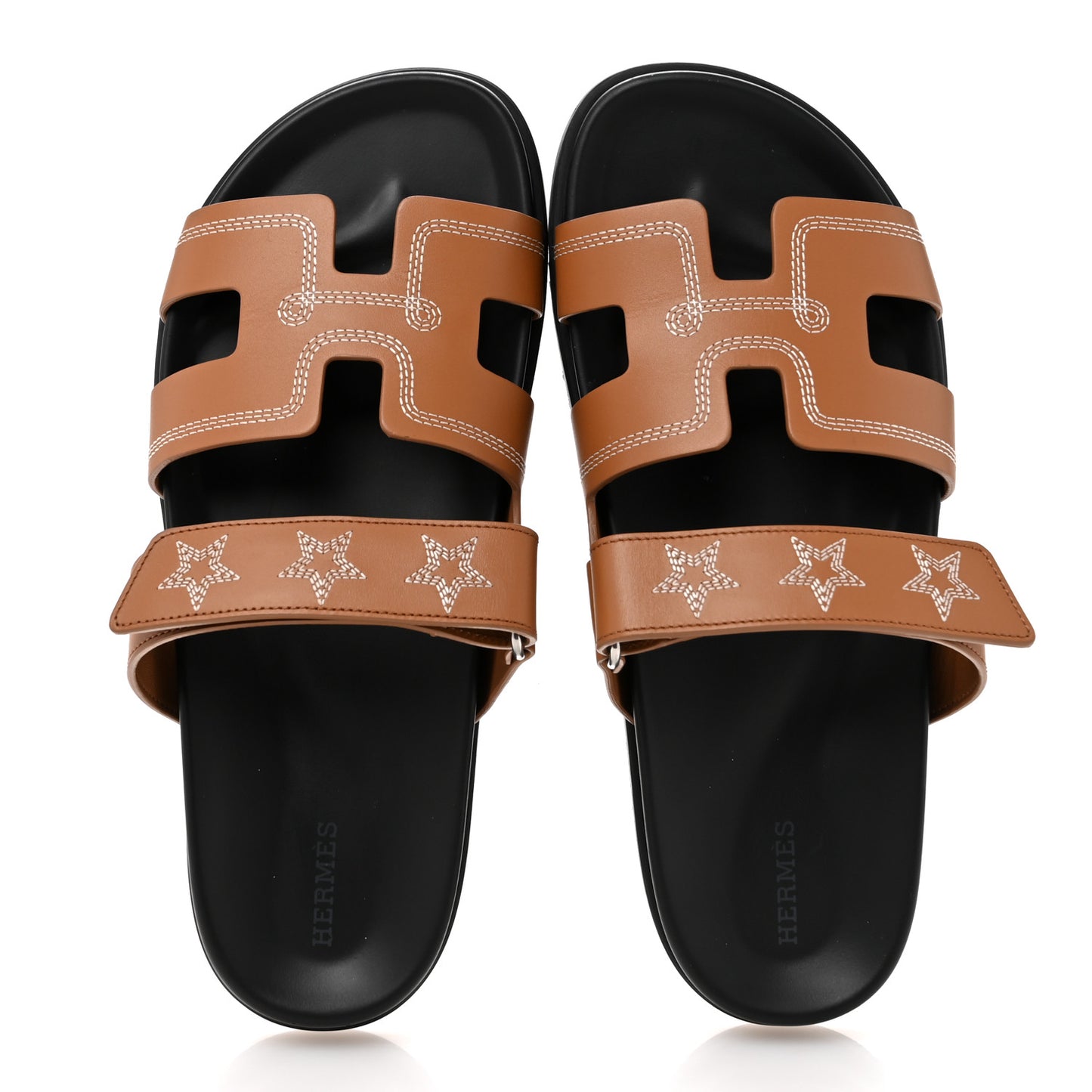Calfskin Embroidered Womens Chypre Sandals 41 Natural