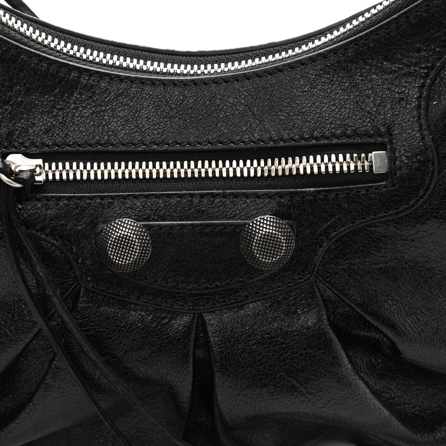 Balenciaga Agneau Arena Small Le Cagole Shoulder Bag Black 9 of 11