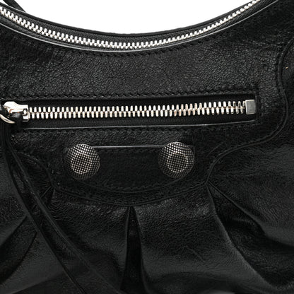 Balenciaga Agneau Arena Small Le Cagole Shoulder Bag Black 9 of 11