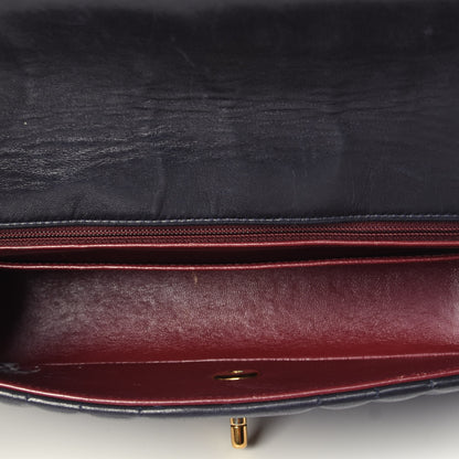 Chanel Lambskin Vertical Quillt Jumbo Single Flap Black 5 of 9