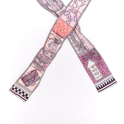 Louis Vuitton Silk Jeu De Louis BB Bandeau Pink 3 of 4