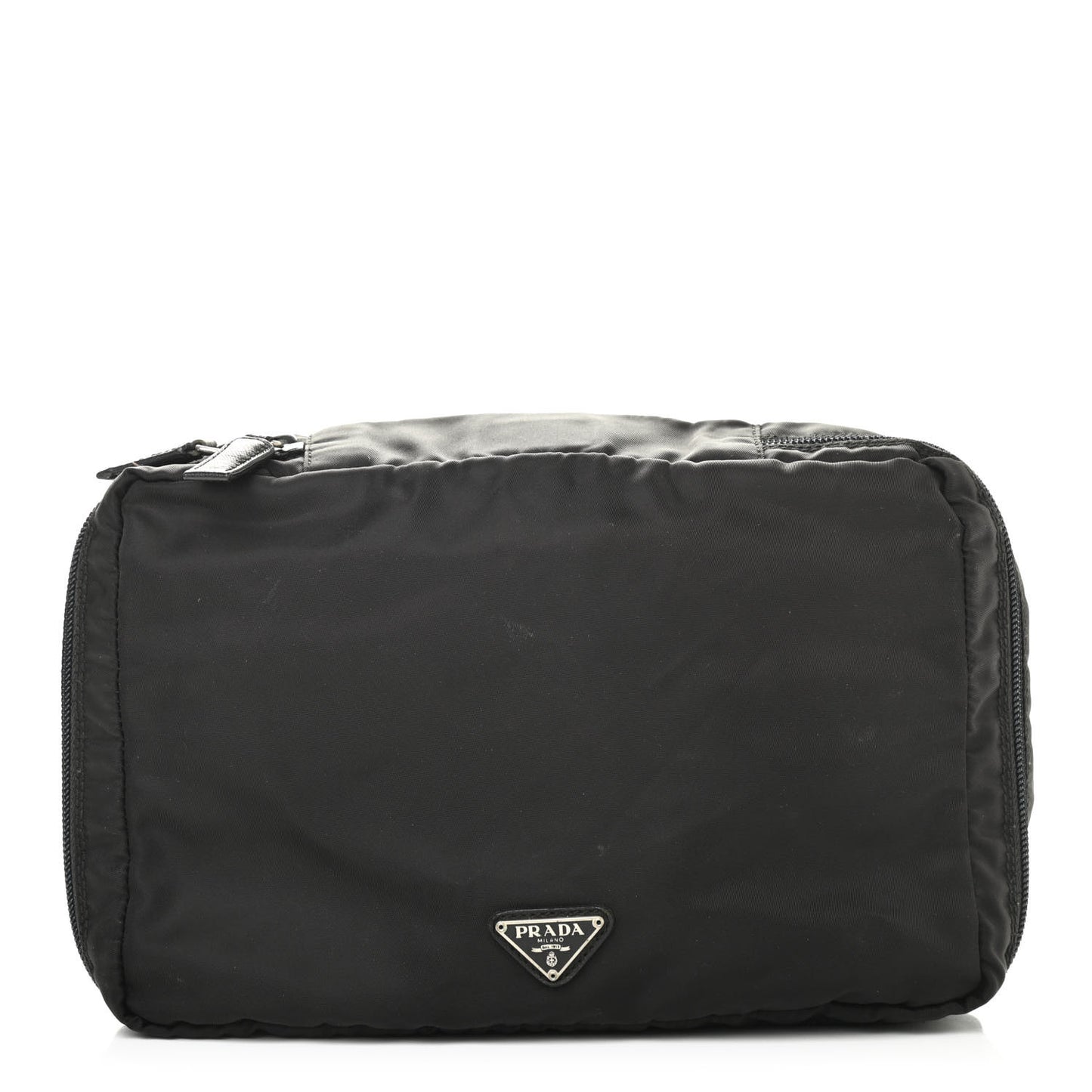 Nylon Vela Cosmetic Pouch Black