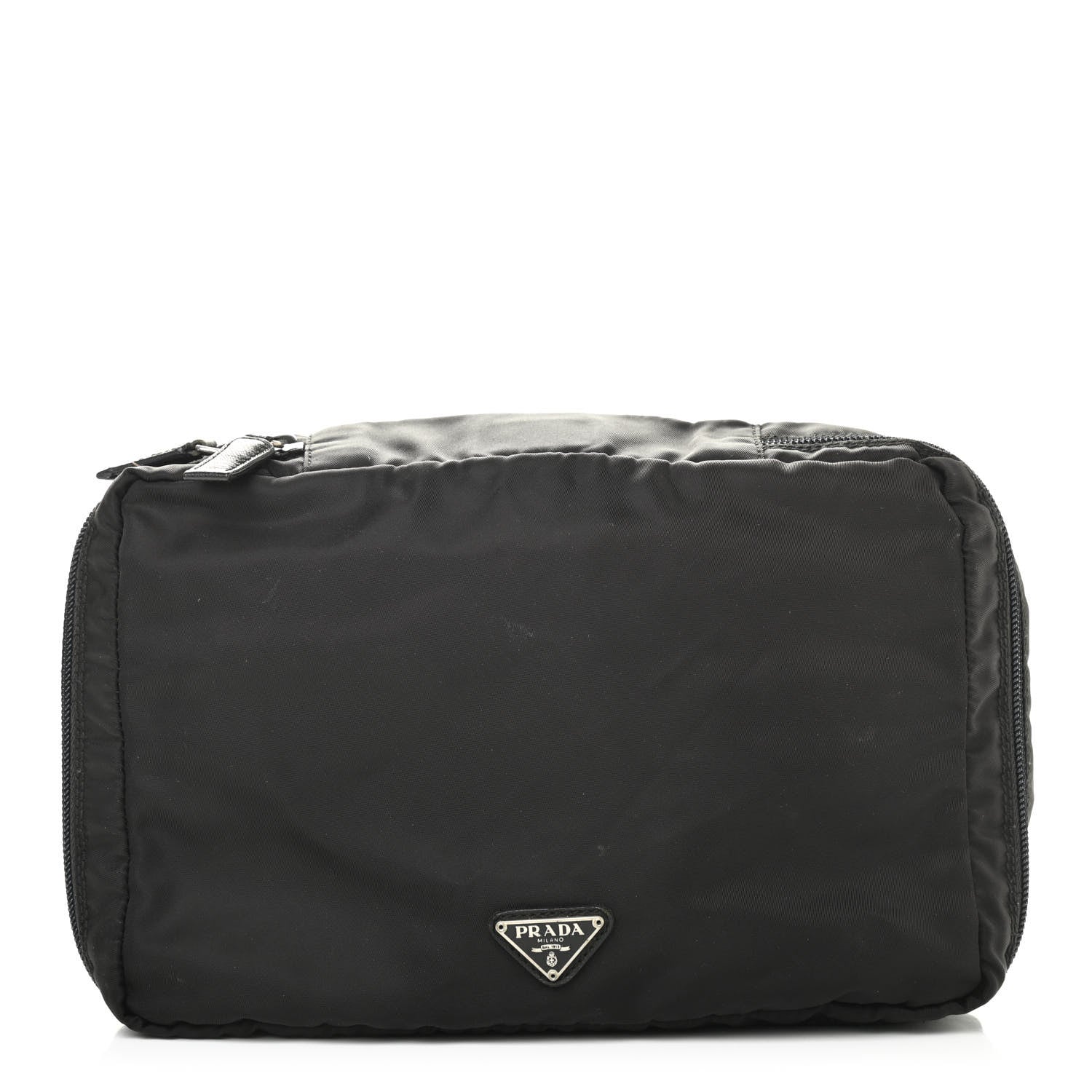 Prada Nylon Vela Cosmetic Pouch Black 1 of 10