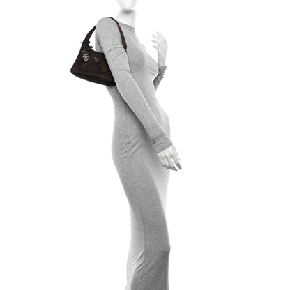 Prada Tessuto Nylon Mini Re-Edition 2000 Bag Caffe 2 of 10