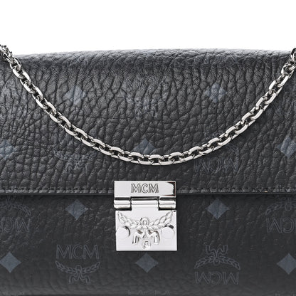 MCM Visetos Small Millie Crossbody Bag Black 10 of 12