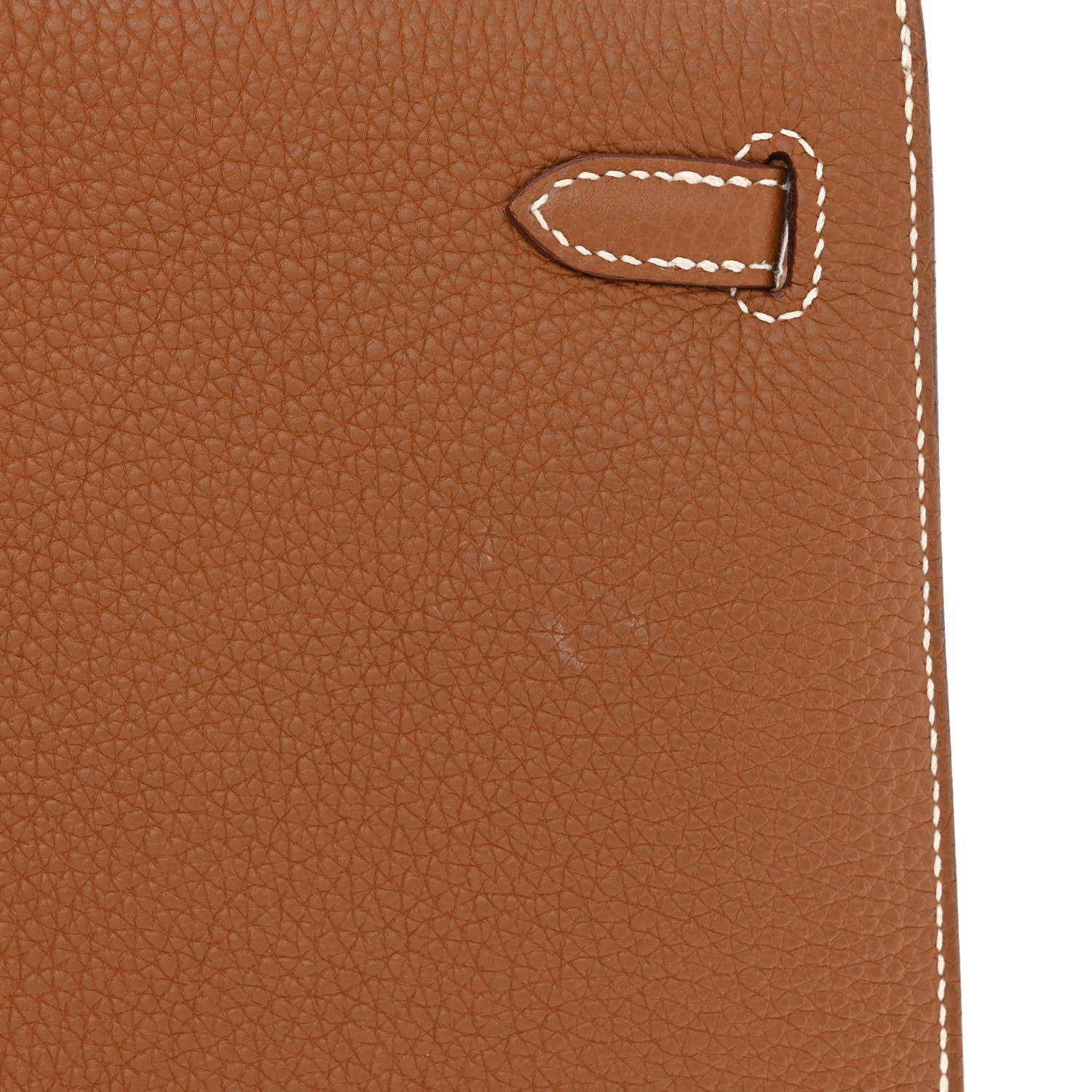 Hermes Togo Horseshoe Kelly Sellier 25 Gold Jaune D'Or 11 of 12