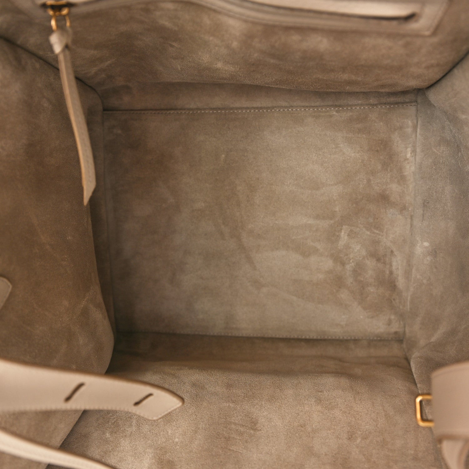 Celine Supple Calfskin Medium Phantom Luggage Beige 5 of 16