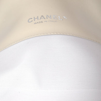 Chanel Printed Lambskin Logo CC Envelope Clutch With Chain White 5 of 11