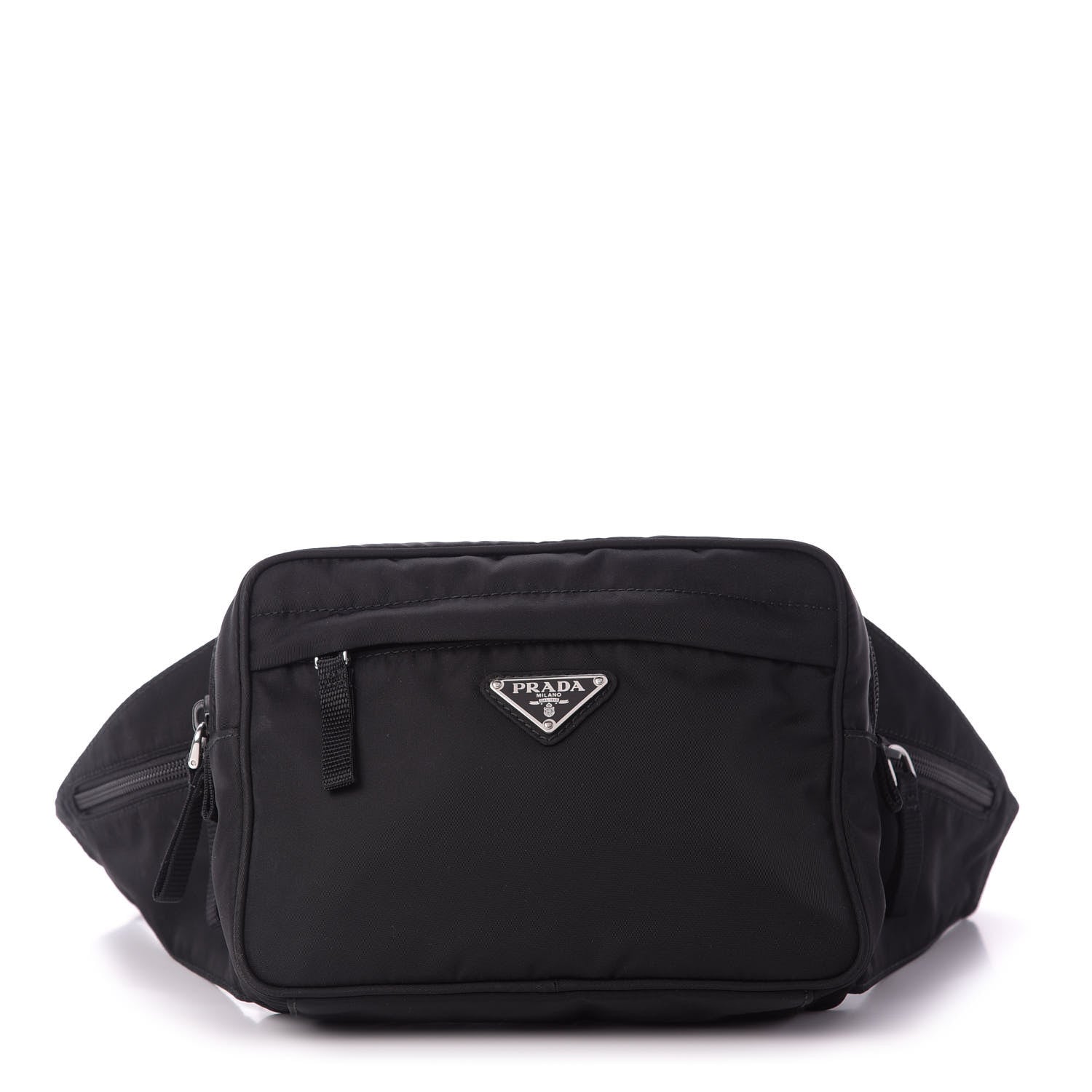 Prada Tessuto Nylon Belt Bag Black 1 of 10