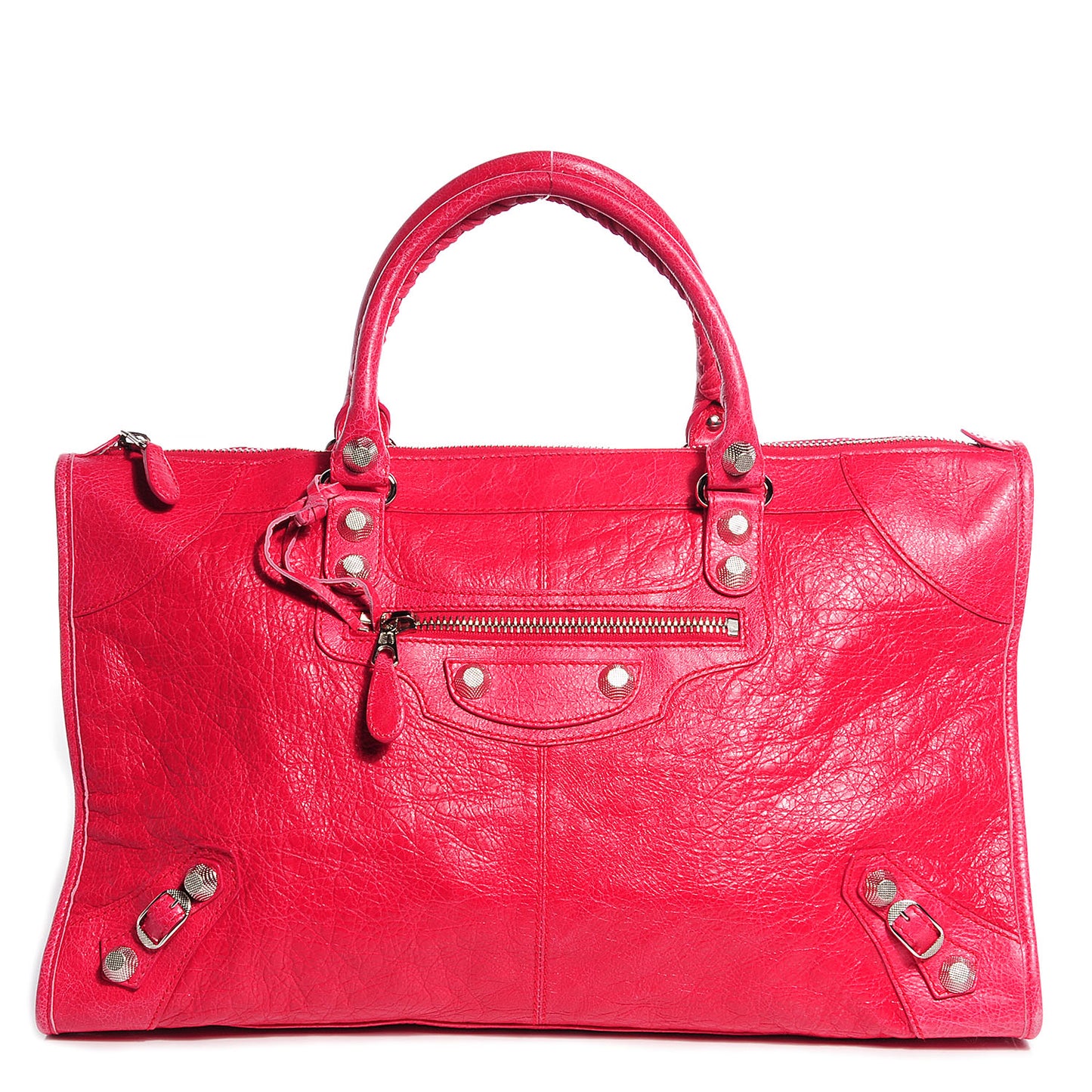 Agneau Giant 12 Silver Hardware Work Rose Thulian