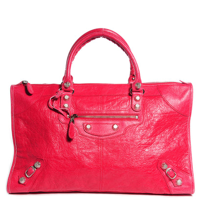 Balenciaga Agneau Giant 12 Silver Hardware Work Rose Thulian 1 of 11