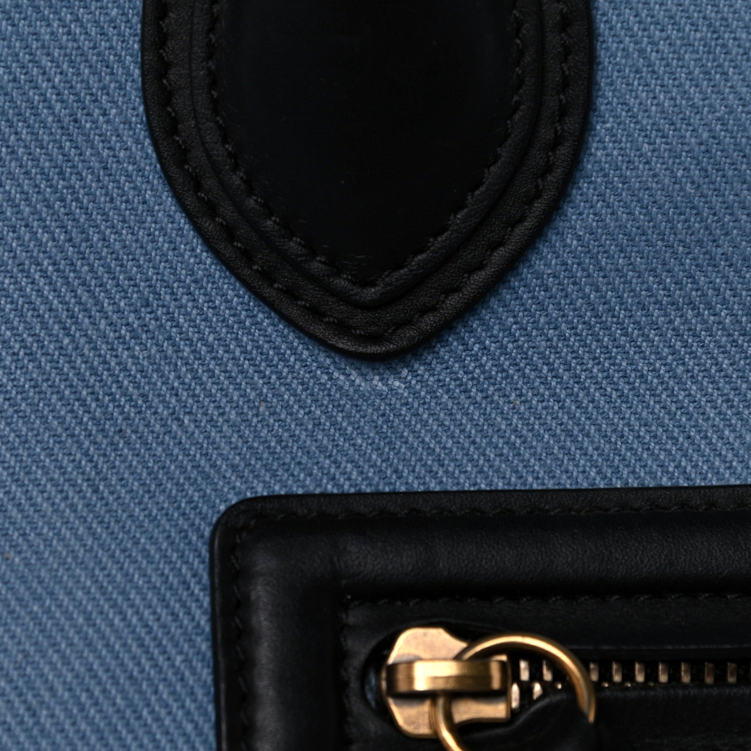 Celine Cotton Canvas Medium Phantom Luggage Blue 14 of 15