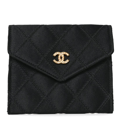 Chanel Caviar Envelope Card Holder Wallet Black 1 of 7